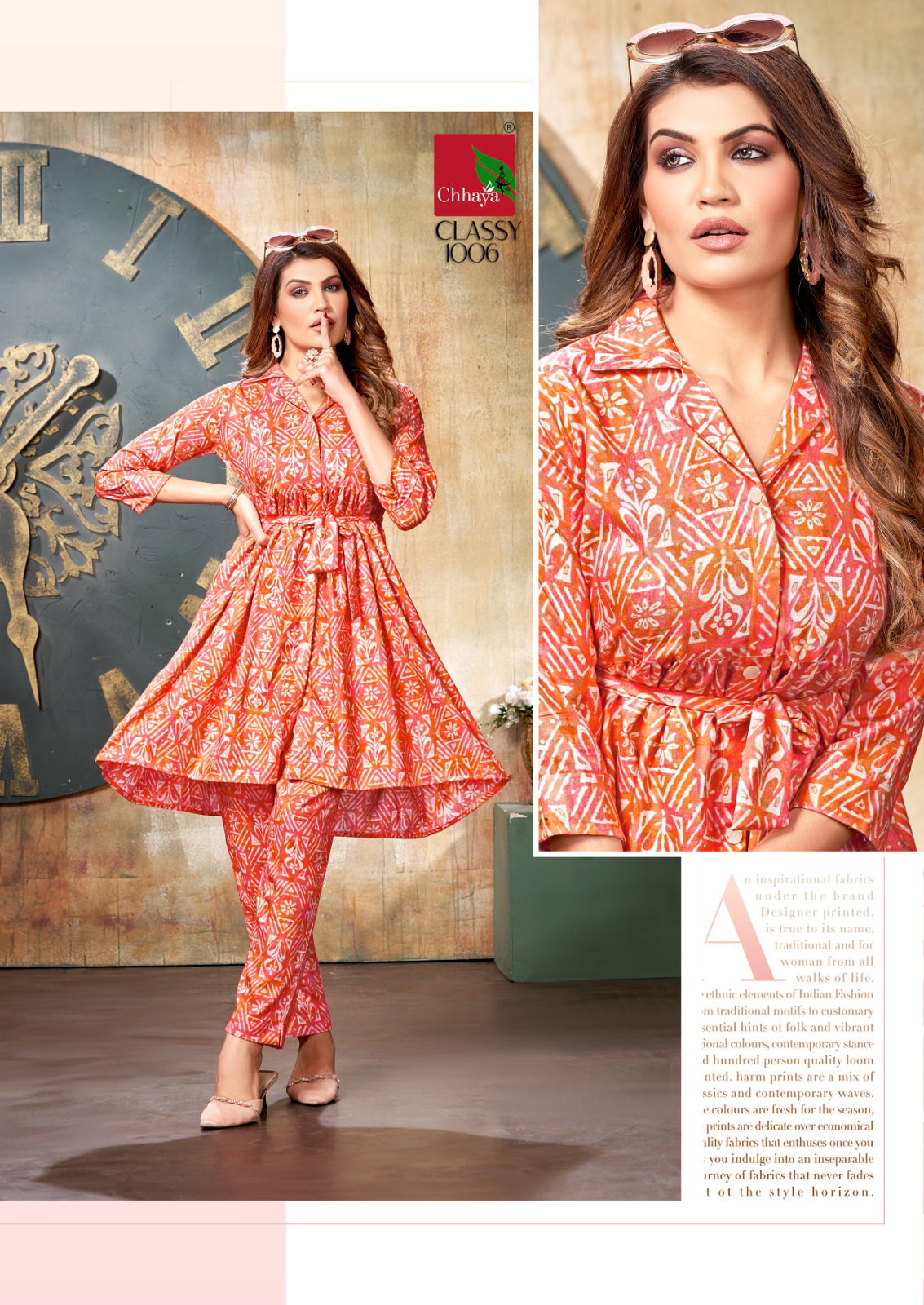 Classy By Chhaya Printed Kurtis With Bottom Catalog